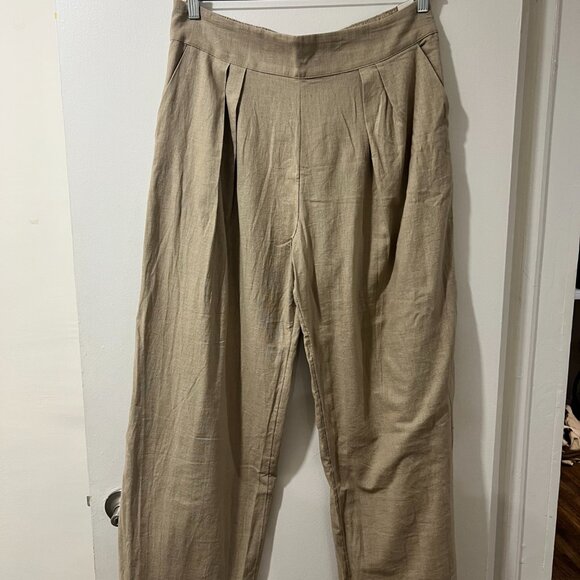 ๐ท *NWT*โจ Abercrombie & Fitch Linen-Blend Ultra Wide-Leg Pant โจ - Picture 8 of 8